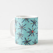 Mug Motif de biologie Abstraite rétro moderne (Devant gauche)