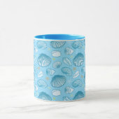 Mug Motif de bleu d'océan (Centre)