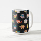 Mug Motif de boîtes de café colorées (Devant droit)