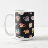 Mug Motif de boîtes de café colorées (Gauche)
