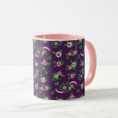 Mug Motif de bouquet floral de Frida Kahlo | Purlpe (Devant droit)