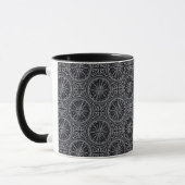 Mug Motif de boussole de rose de vent (Gauche)