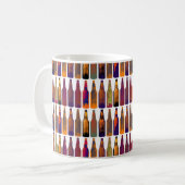 Mug motif de bouteilles (bière) (Devant gauche)