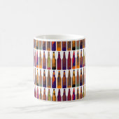 Mug motif de bouteilles (bière) (Centre)