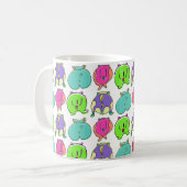 Mug Motif de boutons de hamster coloré (Devant gauche)