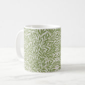 Mug Motif de branches feuillues vertes (Devant gauche)