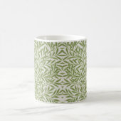 Mug Motif de branches feuillues vertes (Centre)