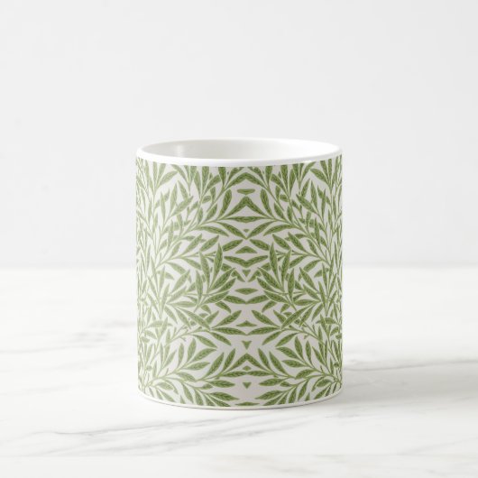 Mug Motif de branches feuillues vertes (Centre)