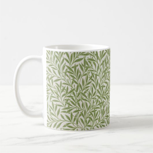Mug Motif de branches feuillues vertes (Gauche)