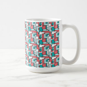 Mug Motif de briques rétro