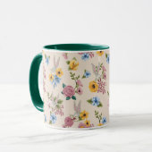 Mug Motif de broderie florale BUGS BUNNY™ (Devant gauche)