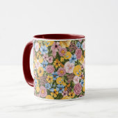 Mug Motif de broderie florale TWEETY™ (Devant gauche)