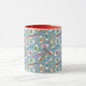 Mug Motif de brosse à dents et de pâte dentifrice (Centre)