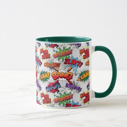 Mug Motif de bulle Superhero (Droite)