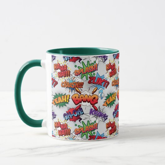 Mug Motif de bulle Superhero (Gauche)