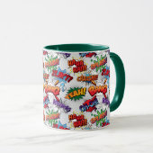 Mug Motif de bulle Superhero (Devant droit)