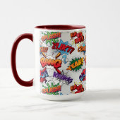 Mug Motif de bulle Superhero (Gauche)