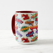 Mug Motif de bulle Superhero (Devant gauche)