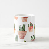 Mug Motif de cactus Brown vert à pointes (Centre)