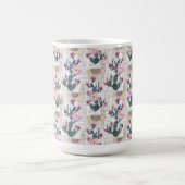 Mug Motif de cactus d'aquarelle (Centre)