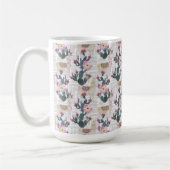 Mug Motif de cactus d'aquarelle (Gauche)