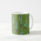 Mug Motif de cactus dessiné à la main (Devant droit)