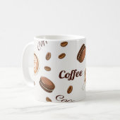 Mug Motif de café (Devant gauche)