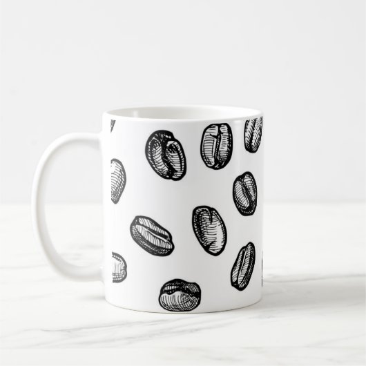 Mug Motif de café (Gauche)
