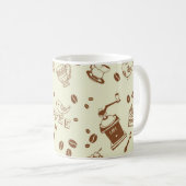 Mug Motif de café (Devant droit)