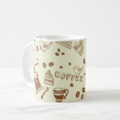 Mug Motif de café (Devant gauche)