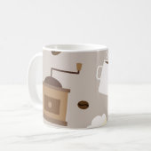 Mug Motif de café (Devant gauche)