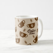 Mug Motif de café (Devant droit)