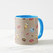 Mug Motif de café (Devant droit)