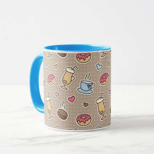Mug Motif de café (Devant gauche)