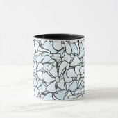 Mug Motif de café de Bow artistique (Centre)