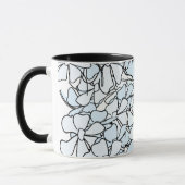 Mug Motif de café de Bow artistique (Gauche)