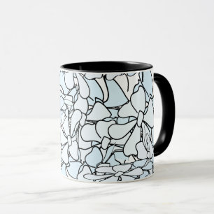 Mug Motif de café de Bow artistique