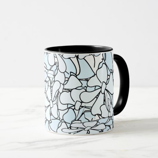 Mug Motif de café de Bow artistique (Devant droit)