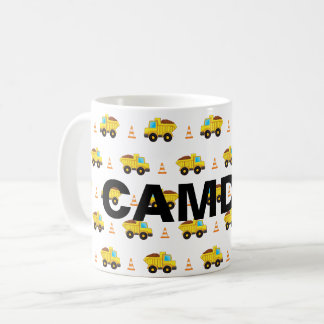 Mug Motif de camions de construction personnalisés
