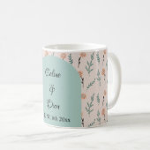 Mug Motif de camomille florale (Devant droit)