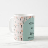 Mug Motif de camomille florale (Devant gauche)