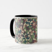 Mug Motif de camouflage de chien (Devant gauche)