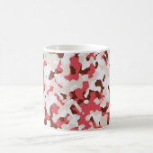 Mug Motif de camouflage rouge (Centre)
