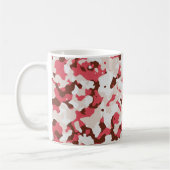 Mug Motif de camouflage rouge (Gauche)