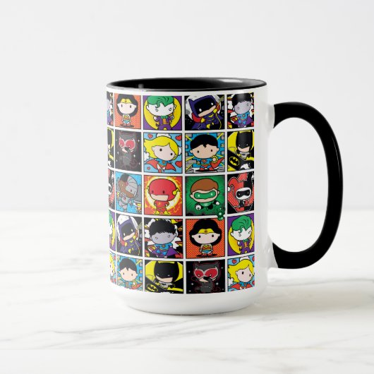 Mug Motif de caractères de la Ligue de justice de Chib (Droite)