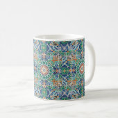 Mug Motif de carreaux de Zellige marocain vibrant  (Devant droit)