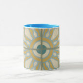 Mug Motif de carreaux décoratifs de l'ancien monde (Centre)