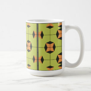 Mug Motif de carrelage géométrique avec des couleurs v