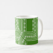 Mug Motif de carte informatique (Devant droit)