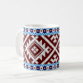 Mug Motif de ceinture tissée de ramassage estonien (Devant gauche)